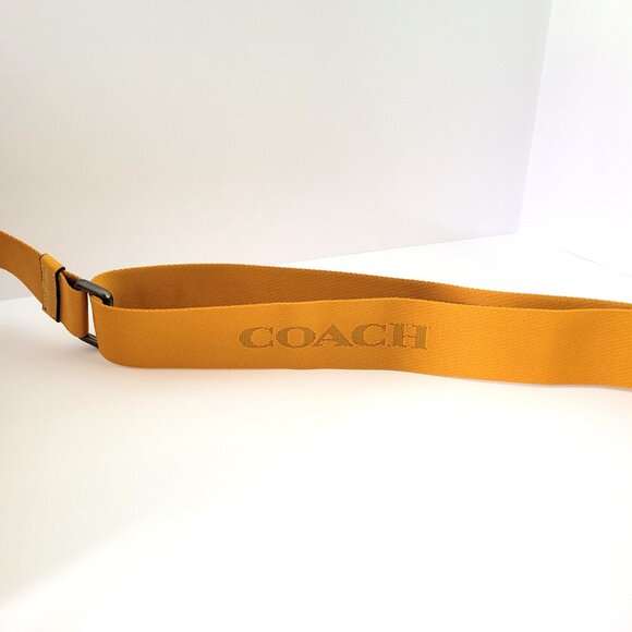 Coach CBH56 Racer Crossbody Calf Leather C Webbing Sport Strap Buttercup - Picture 9 of 9